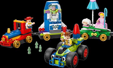 Конструктор LEGO Disney та Pixar Святкування з Історії Іграшок потяг і авто для перегонів 206 деталей (43264) - фото 9