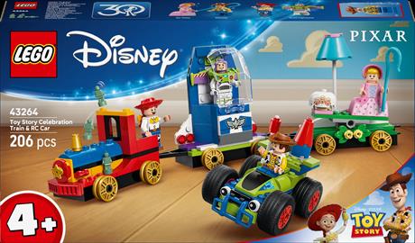 Конструктор LEGO Disney та Pixar Святкування з Історії Іграшок потяг і авто для перегонів 206 деталей (43264) - фото 12