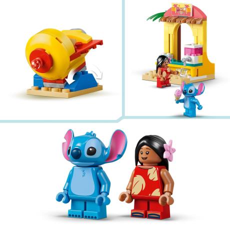 Конструктор LEGO® Disney Веселощі на пляжі з Ліло і Стічем, 113 деталей (43280) - фото 9