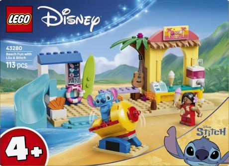 Конструктор LEGO® Disney Веселощі на пляжі з Ліло і Стічем, 113 деталей (43280) - фото 11