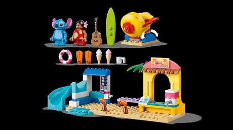 Конструктор LEGO® Disney Веселощі на пляжі з Ліло і Стічем, 113 деталей (43280) - фото 13