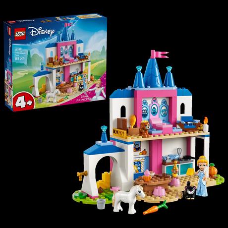 Констурктор LEGO® Disney Принцеса Замок Попелюшки та її друзів-тварин, 149 деталей (43283) - фото 1