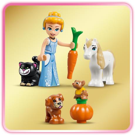 Конструктор LEGO® Disney Принцесса Замок Золушки и её друзей-животных, 149 деталей (43283) - фото 2