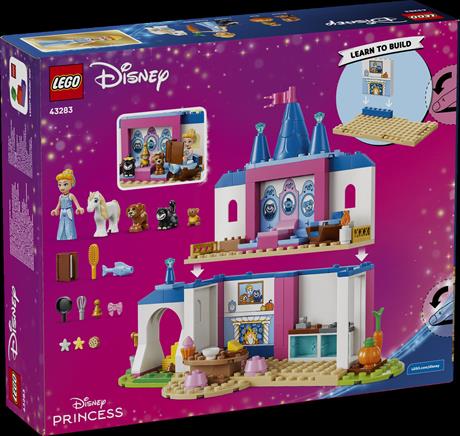 Констурктор LEGO® Disney Принцеса Замок Попелюшки та її друзів-тварин, 149 деталей (43283) - фото 0