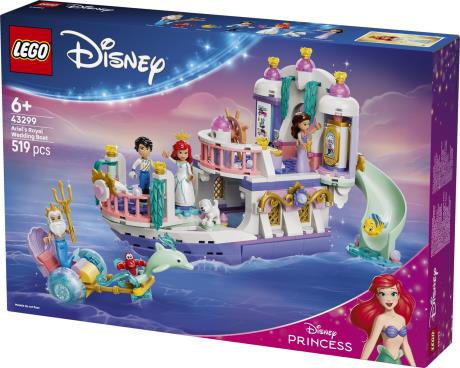 Конструктор LEGO® Disney Принцеса Королівський весільний човен Аріель, 519 деталей (43299) - фото 9