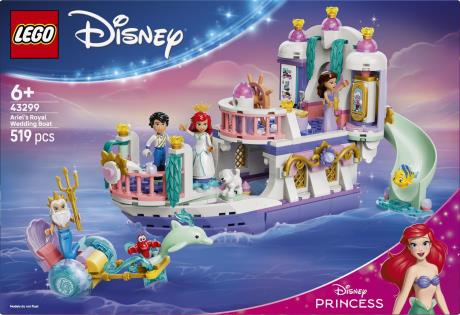 Конструктор LEGO® Disney Принцеса Королівський весільний човен Аріель, 519 деталей (43299) - фото 10