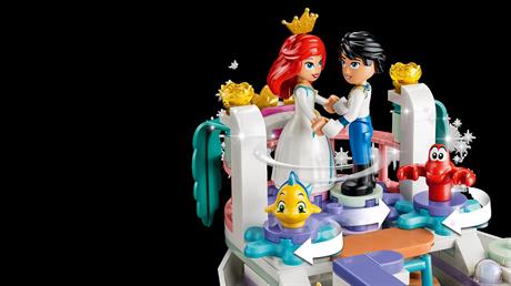 Конструктор LEGO® Disney Принцеса Королівський весільний човен Аріель, 519 деталей (43299) - фото 15
