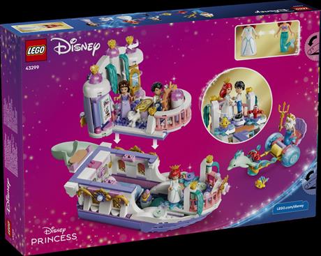 Конструктор LEGO® Disney Принцеса Королівський весільний човен Аріель, 519 деталей (43299) - фото 0