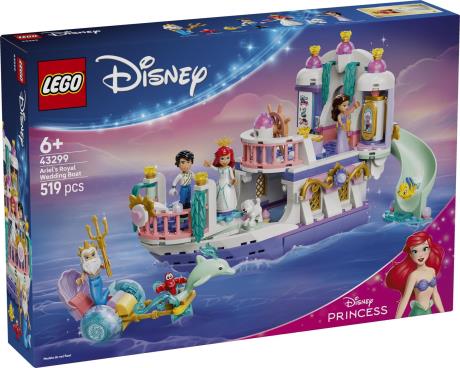 Конструктор LEGO® Disney Принцеса Королівський весільний човен Аріель, 519 деталей (43299) - фото 0