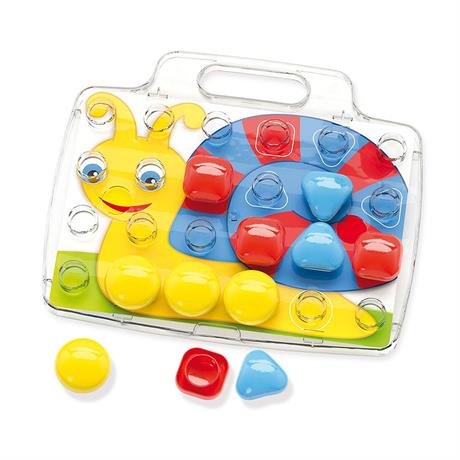 Дитяча мозаїка Quercetti Fanta Color Baby з дошкою 24 ел. (4400-Q) - фото 1