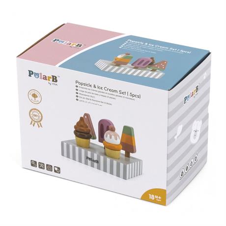 Деревянный игровой набор Viga Toys PolarB Мороженое (44057) - фото 1