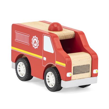 Деревянная машинка Viga Toys Пожарная (44512) - фото 1