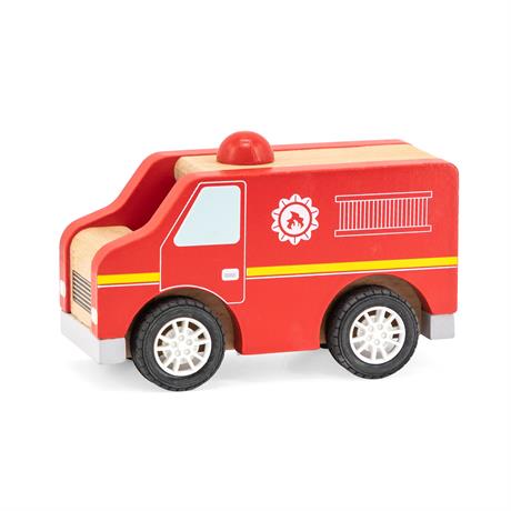 Деревянная машинка Viga Toys Пожарная (44512) - фото 0