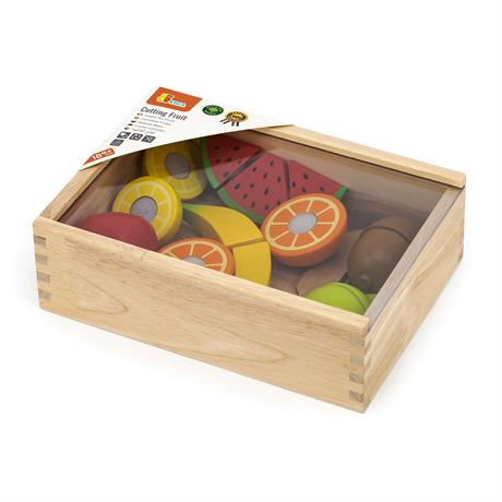 Іграшкові продукти Viga Toys Нарізані фрукти з дерева (44539) - фото 1