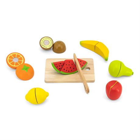 Игрушечные продукты Viga Toys Нарезанные фрукты из дерева (44539) - фото 0