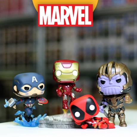 Фігурка Funko Pop! Месники Фінал Капітан Америка з мйольніром 10 см (45137) - фото 6
