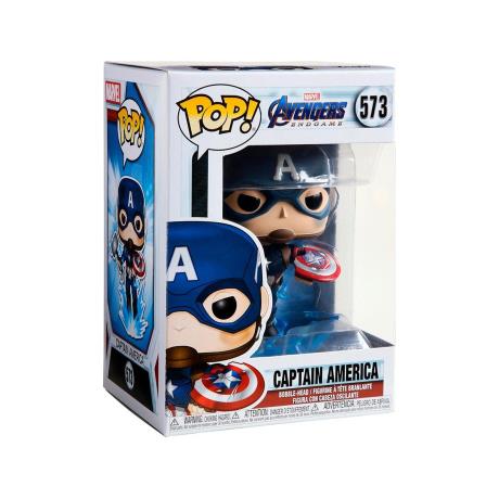 Фігурка Funko Pop! Месники Фінал Капітан Америка з мйольніром 10 см (45137) - фото 7