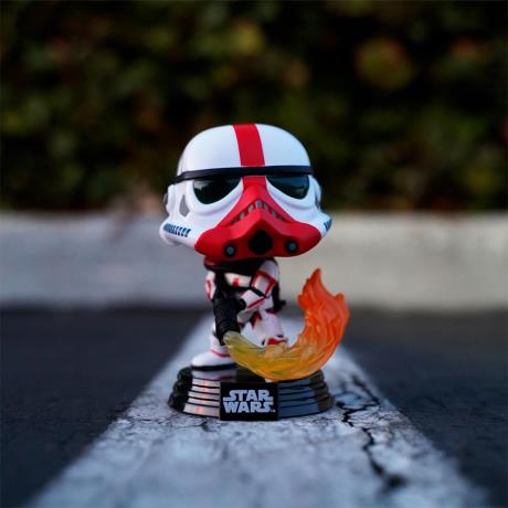 Фигурка Funko Pop! Мандалорец Штурмовик с огнеметом 10 см (45542) - фото 3