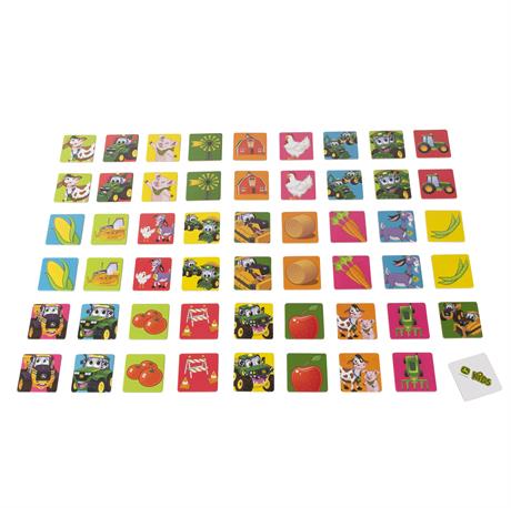 Настольная игра John Deere Kids Мемори Ферма 54 карточки (47283) - фото 2