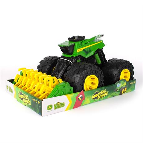 Игрушечный комбайн John Deere Kids Monster Treads с молотилкой и большими колесами (47329) - фото 1