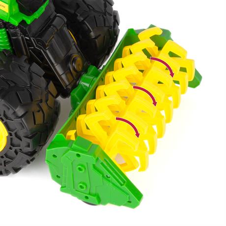 Игрушечный комбайн John Deere Kids Monster Treads с молотилкой и большими колесами (47329) - фото 3