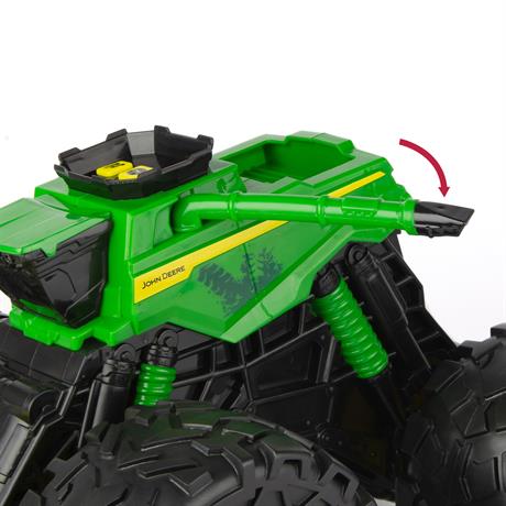 Іграшковий комбайн John Deere Kids Monster Treads з молотаркою і великими колесами (47329) - фото 5