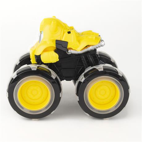 Игрушечная машинка John Deere Kids Monster Treads Бамблби с большими светящимися колесами (47422) - фото 2