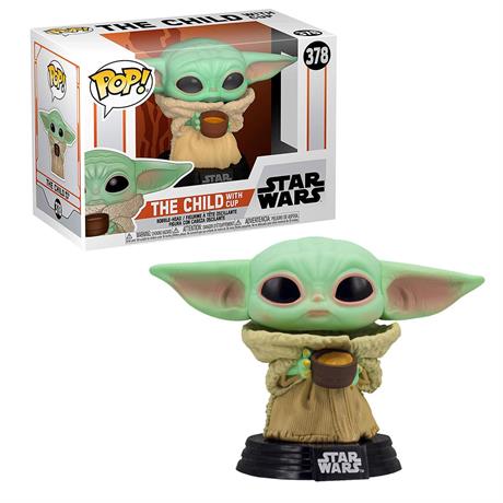 Фигурка Funko Pop! Мандалорец Малыш с чашкой 12 см (49933) - фото 6