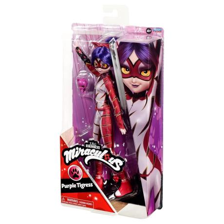 Лялька Miraculous Леді Баг і Супер-Кіт Пурпурова тигриця 26 см з аксесуарами (50023) - фото 2