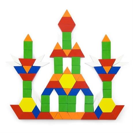Дитяча мозаїка Viga Toys Дерев'яні картинки 250 ел. (50065) - фото 1
