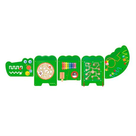 Бизиборд Viga Toys Крокодил, 5 секций (50346) - фото 0