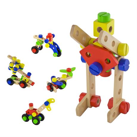 Дерев'яний конструктор Viga Toys 48 деталей (50383) - фото 0