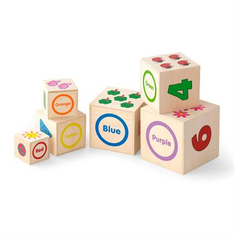 Дерев'яні кубики Viga Toys Башта з цифрами (50392) - фото 2