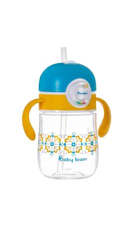 Поильник Baby Team Tritan с силиконовой трубочкой 300 мл (5040) - фото 1