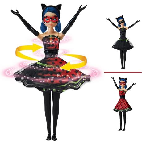 Інтерактивна лялька Miraculous Леді Баг і Супер-Кіт Дизайнерське перевтілення Леді Баг 26 см (50414) - фото 1