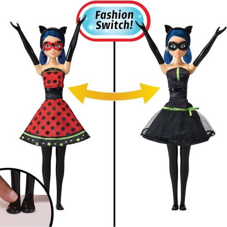 Інтерактивна лялька Miraculous Леді Баг і Супер-Кіт Дизайнерське перевтілення Леді Баг 26 см (50414) - фото 2