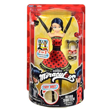 Інтерактивна лялька Miraculous Леді Баг і Супер-Кіт Дизайнерське перевтілення Леді Баг 26 см (50414) - фото 5