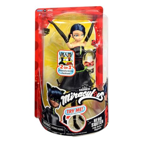 Інтерактивна лялька Miraculous Леді Баг і Супер-Кіт Дизайнерське перевтілення Леді Баг 26 см (50414) - фото 6