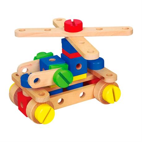 Дерев'яний конструктор Viga Toys 53 деталі (50490) - фото 3