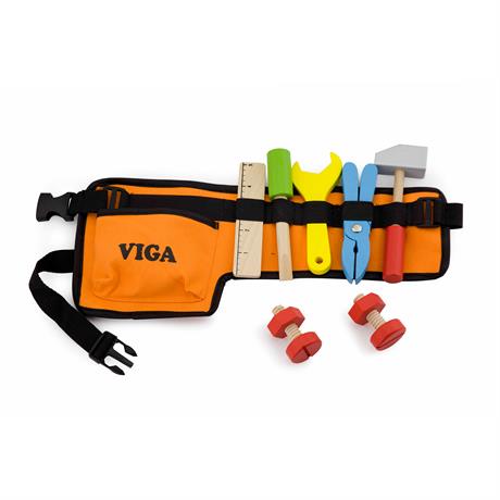 Дерев'яний ігровий набір Viga Toys Пояс з інструментами (50532) - фото 0