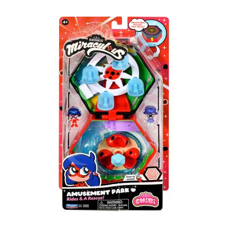 Ігровий набір Miraculous Chibi Парк розваг 2 фігурки та аксесуари (50553) - фото 1