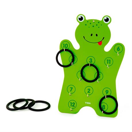 Игровой набор Viga Toys Лягушонок с кольцами (50661) - фото 0