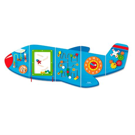 Бизиборд Viga Toys Самолетик 5 секций (50673FSC) - фото 0
