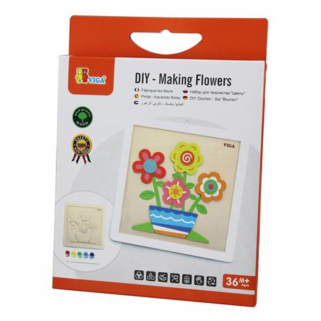 Набор для творчества Viga Toys Картина своими руками Цветы (50685) - фото 1