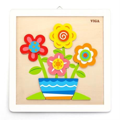Набір для творчості Viga Toys Картина власноручно Квіти (50685) - фото 0