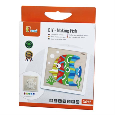 Набор для творчества Viga Toys Картина своими руками Рыбка (50687) - фото 1