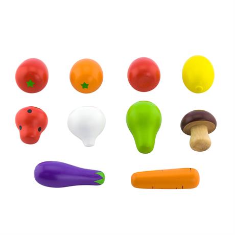 Іграшкові продукти Viga Toys Дерев'яні овочі та фрукти (50734) - фото 0