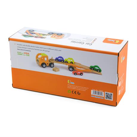 Деревянная игрушечная машинка Viga Toys Автовоз (50825) - фото 3