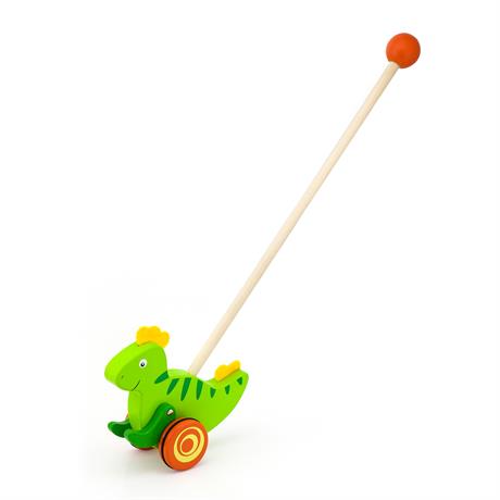 Деревянная каталка Viga Toys Динозаврик (50963) - фото 0