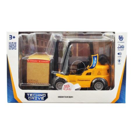 Автомодель TechnoDrive Погрузчик со светом и звуком 14 см (510224.270) - фото 1